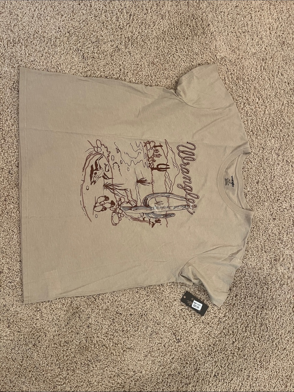 Wrangler Unisex Size XXL Retro Outlaw Tee